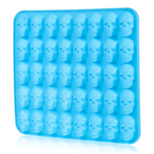 ERINGOGO Silikon Backform Mini Totenkopf Fach für Halloween Wiederverwendbar Lebensmittelecht Flexible Cookie Form für Zuckerplätzchen und Fondant DIY Backen Zubehör ERINGOGO Silikon Backform Mini Totenkopf Fach für Halloween Wiederverwendbar Lebensmittelecht Flexible Cookie Form für Zuckerplätzchen und Fondant DIY Backen Zubehör von ERINGOGO