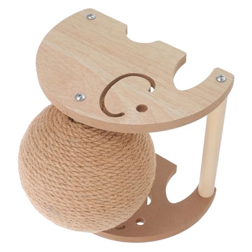 ERINGOGO Sisal Kratzball mit Ständer Katzenkratzspielzeug für Kleine Katzen und Haustiere Interaktiver Kratzer zur Möbelpflege Bewegung und Spielspaß ERINGOGO Sisal Kratzball mit Ständer Katzenkratzspielzeug für Kleine Katzen und Haustiere Interaktiver Kratzer zur Möbelpflege Bewegung und Spielspaß von ERINGOGO