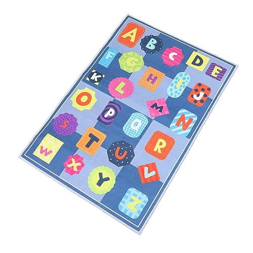 ERINGOGO Spielteppich rutschfest aus Bunter Bodenmatte mit Hüpfspielmotiv für Kinderzimmer und Kindergarten Dekorative Spielmatte für Jungen und Mädchen Langlebig und Pflegeleicht von ERINGOGO