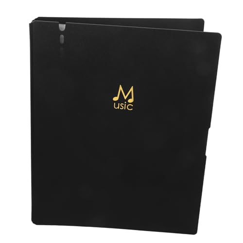 ERINGOGO Spiral Notenmappe für Seiten Doppelseitig Robuster Musiknoten Ordner Leichter Chormappe Organizer für Proben und Auftritte Schwarzer Musikblatt Halter ERINGOGO Spiral Notenmappe für Seiten Doppelseitig Robuster Musiknoten Ordner Leichter Chormappe Organizer für Proben und Auftritte Schwarzer Musikblatt Halter von ERINGOGO