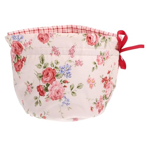 ERINGOGO Teekannen wärmehaube mit Kordelzug Hitzebeständig und Staubschutz Isolierende Teekannen Abdeckung für Zuhause Praktisch Tragbar Passend für Verschiedene Kannen Einfache Reinigung von ERINGOGO