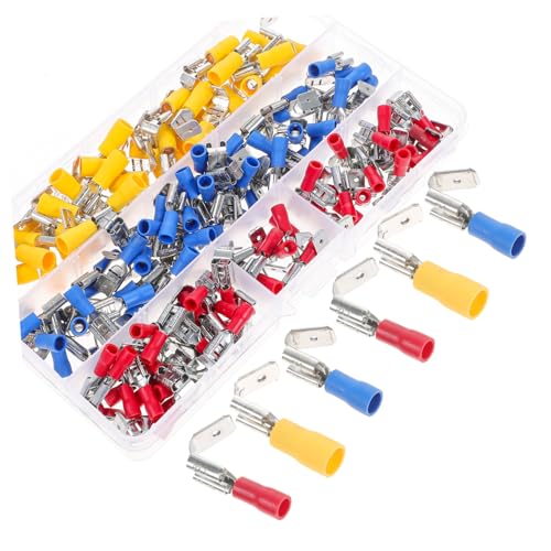 ERINGOGO Teiliges Quick Splice Crimp Terminal Halbisolierte Spatenkabelverbinder Awg Elektrische Schnellanschlussklemmen für Kfz Industrie und Haushalt von ERINGOGO