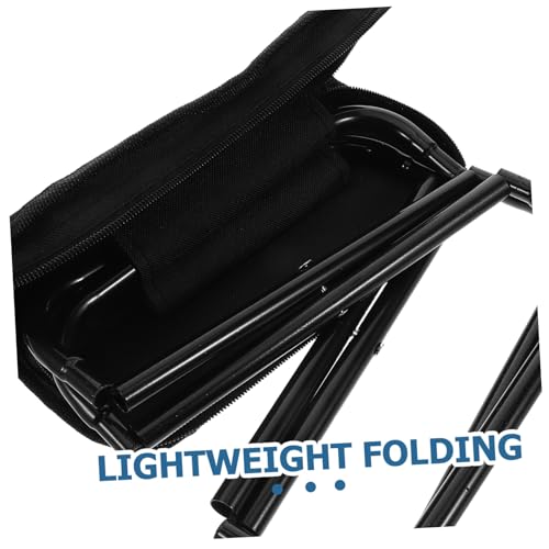 ERINGOGO Tragbarer Faltbarer Mini Hocker Robuster Kompakter Klappstuhl für Erwachsene Leichter Outdoor Stuhl für Camping Angeln Picknick Einfache Handhabung und Stabile Sitzgelegenheit von ERINGOGO
