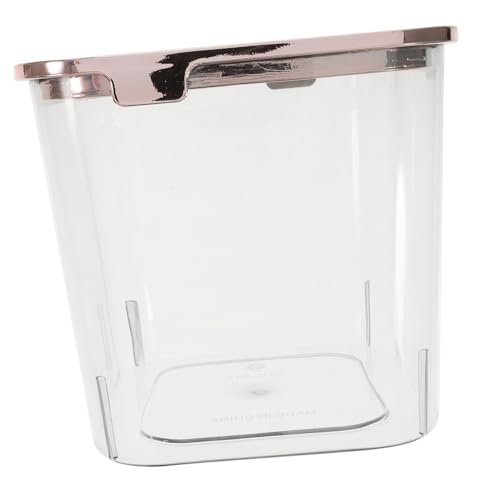 ERINGOGO Transparenter Tisch Mülleimer aus Robustem Pet Kleiner Abfalleimer ohne Deckel Stabiler Papierkorb für Schreibtisch Küche Wohnzimmer und Schlafzimmer Langlebig und Leicht zu von ERINGOGO