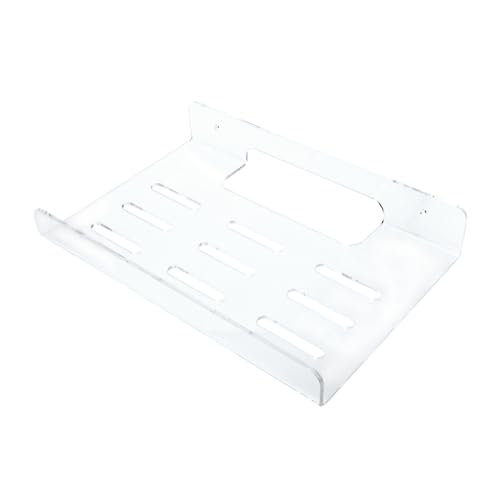 ERINGOGO Transparenter Wandhängender Router Organizer aus Robustem Material Platzsparend Belüftet und Stilvoll für Büro und Zuhause als Speaker WiFi Router Halter von ERINGOGO