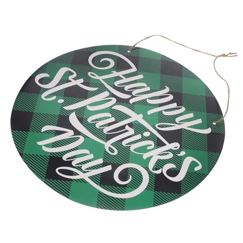 ERINGOGO Patrick's Day Türschild Dekoration Charmantes Hängendes Schild Für Wände Und Fenster Für Festliche Partys Und Heimdekoration Stilvolle Irische Feiertagsverschönerung von ERINGOGO