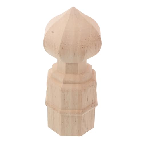 ERINGOGO Unlackierte Europäische Treppenpfosten aus Holz Dekorative Französische Säulenhauben für Geländer Hochzeitsschmuck Langlebige Formstabile Holzverzierung für DIY und Innendekor von ERINGOGO