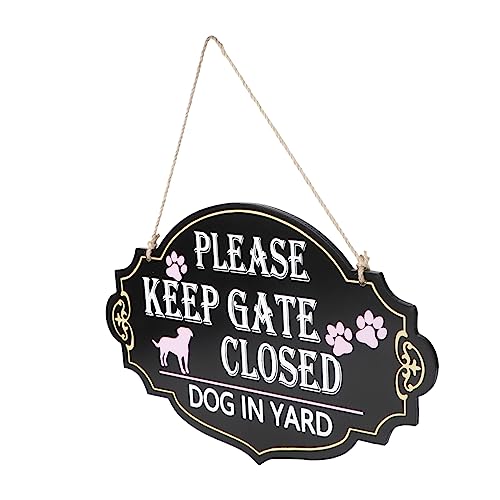 ERINGOGO Vintage Holztürschild für Haustiere Dekorative Hängende Plakette für Garten und Robustes und Umweltfreundliches Schild zur Erinnerung das Geschlossen zu Halten ERINGOGO Vintage Holztürschild für Haustiere Dekorative Hängende Plakette für Garten und Robustes und Umweltfreundliches Schild zur Erinnerung das Geschlossen zu Halten von ERINGOGO
