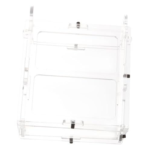 ERINGOGO Transparente Vogelfutterstation Aus Acryl Für Käfige Praktischer Futterspender Mit Großem Fassungsvermögen Für Papageien Und Wellensittiche Installieren Und Langlebig ERINGOGO Transparente Vogelfutterstation Aus Acryl Für Käfige Praktischer Futterspender Mit Großem Fassungsvermögen Für Papageien Und Wellensittiche Installieren Und Langlebig von ERINGOGO