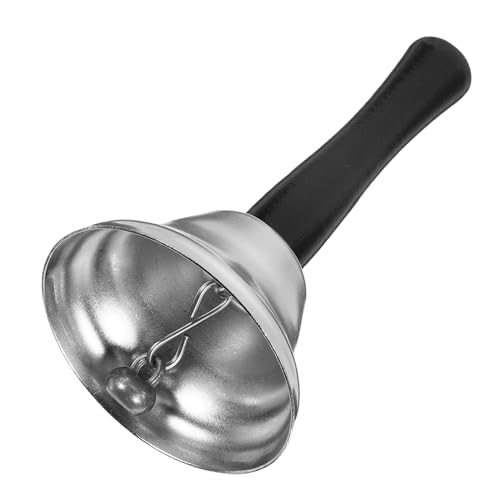 ERINGOGO Metall-weihnachtsmann-handglocke Mit Holzgriff Poliertes Leicht Und Robust Für Schule Zuhause Und Weihnachts-feiern von ERINGOGO