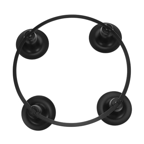 ERINGOGO Weihnachtlicher Adventskranz Kerzenhalter Ring aus Metall Tischkerzenhalter für Esstisch-deko Stabiles Design mit Wachsschutz Festlicher Weihnachts Feiertags-schmuck von ERINGOGO