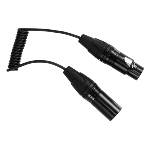 ERINGOGO Xlr Kabel Pin Male To Female Mikrofonkabel mit Federspirale Abgeschirmt Langlebig Stabile Signalübertragung für Lautsprecher Mixer Aufnahme Studio Party Live Performance ERINGOGO Xlr Kabel Pin Male To Female Mikrofonkabel mit Federspirale Abgeschirmt Langlebig Stabile Signalübertragung für Lautsprecher Mixer Aufnahme Studio Party Live Performance von ERINGOGO