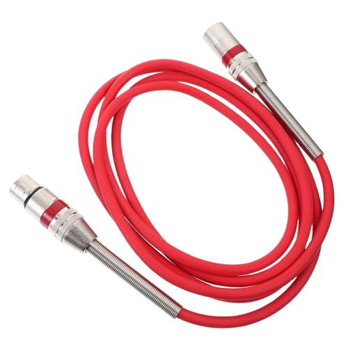 ERINGOGO Xlr Kabel Rot Mikrofonkabel Männlich zu Weiblich Symmetrisches Audiokabel Kompatibel mit Mischpult Verstärker Soundkarte Lautsprecher von ERINGOGO