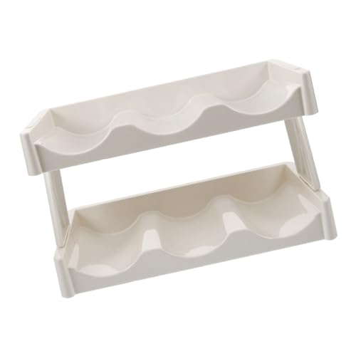 ERINGOGO Zwei Tassenhalter für Küchenregale Eleganter Organizer für Becher und Flaschen Platzsparend und für Aufbewahrung von Tassen und Behältern der Küche von ERINGOGO