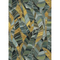 Erismann Vliestapete Floral petrol 10,05 x 0,53 m von ERISMANN