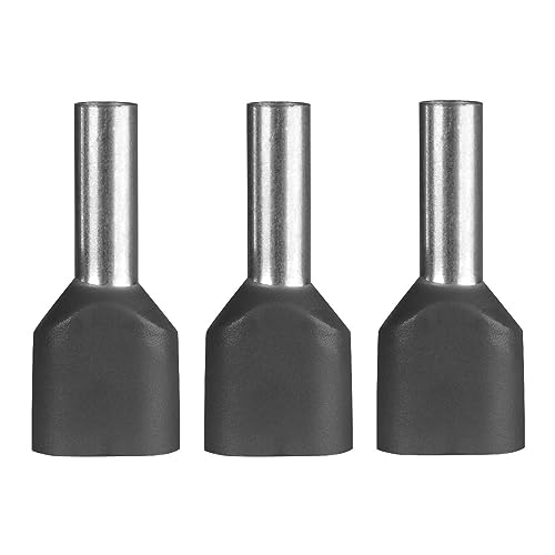 100 Stück ERKO Doppel-Aderendhülsen, Aderquerschnitt 4 mm2 Länge 12 mm professionelle Kabelschuhe aus galvanisch verzinktem Kupfer mit Polyamidisolierung 100 Stück ERKO Doppel-Aderendhülsen, Aderquerschnitt 4 mm2 Länge 12 mm professionelle Kabelschuhe aus galvanisch verzinktem Kupfer mit Polyamidisolierung von ERKO