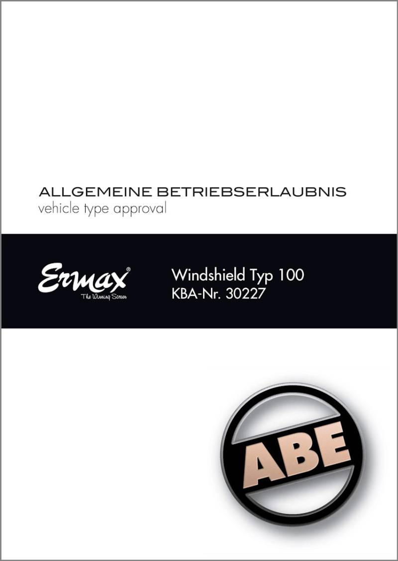 ERMAX ABE Windschutzscheibe Windschutz /200105 von ERMAX