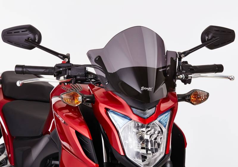 ERMAX Naked-Bike-Scheibe Acrylic durchsichtig Schwarz getönt für HONDA CB500F ERMAX Naked-Bike-Scheibe Acrylic durchsichtig Schwarz getönt für HONDA CB500F von ERMAX