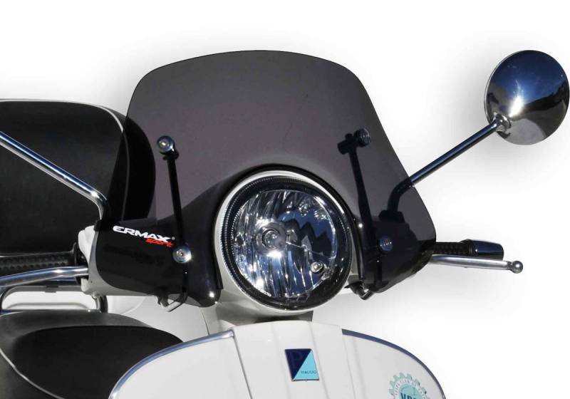 ERMAX Scooterscheibe Piccolo Acrylic durchsichtig Schwarz getönt für VESPA GTS 125; GTS 250; GTS 300 ERMAX Scooterscheibe Piccolo Acrylic durchsichtig Schwarz getönt für VESPA GTS 125; GTS 250; GTS 300 von ERMAX