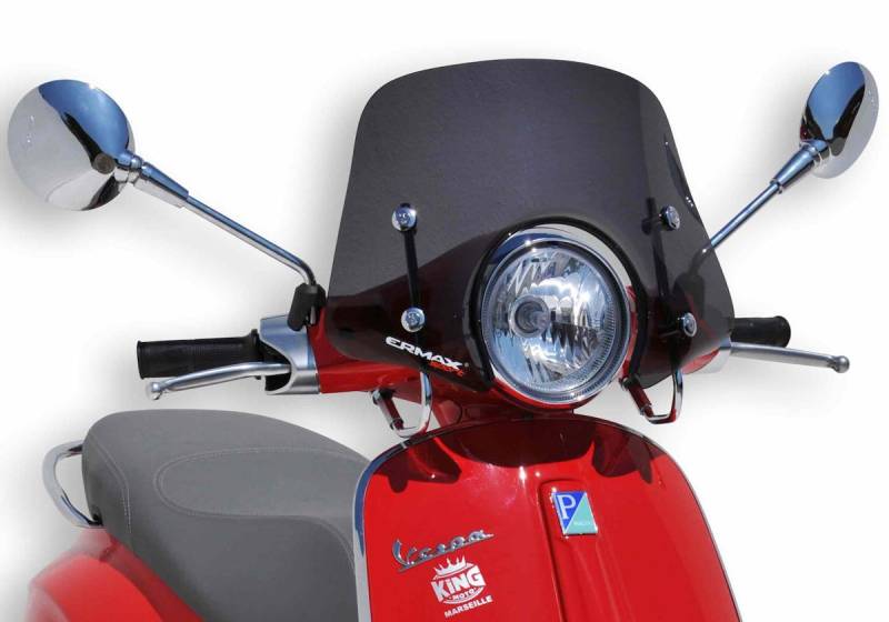 ERMAX Scooterscheibe Piccolo Windschutz  Für VESPA Primavera 125 M81 65347100 von ERMAX