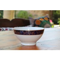 Handgemachte Keramik Servierschale, Dekorative Schale, Vintage Porzellan Teeschüsseln, 17 cm(6, 7 Zoll, Handgemachte Naturgefärbte Schale von ERNEMET