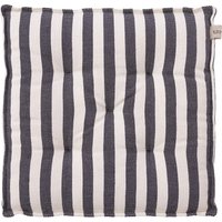 Sitzkissen gestreift natural/darkgrey 45x45 cm von ERNST