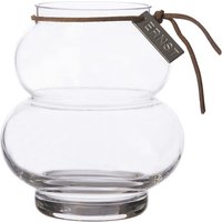 Vase Glas curved clear 10 cm H von ERNST