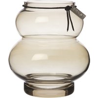 Vase Glas curved chestnut 21,5 cm H von ERNST