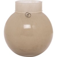 Vase Glas round beige Ø 24 cm von ERNST