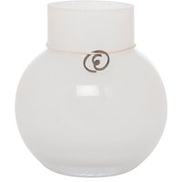 Vase Glas round white Ø 9 cm von ERNST