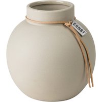 Vase Stoneware round beige Ø 13 cm von ERNST