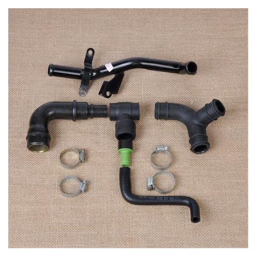 ERNZI 10-teiliges Motorkurbelgehäuseentlüftungs-Entlüftungsschlauchset 06B103221B 06B103213G Passend for Passat B5 Passend for Audi A4 S4 A6 S6 Passend for Skoda Passend for Superb 1.8T von UNCRON