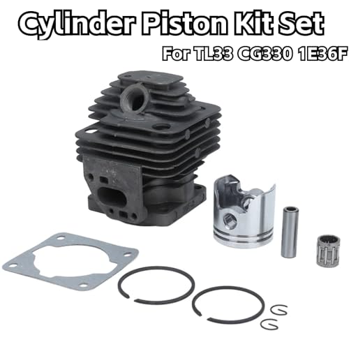 36mm Rasenmäher Zylinder Kolben Kit Set Fit for TL33 CG330 1E36F Dia Pinsel Cutter Gras Zylinder Set Zubehör von ERNzFrA