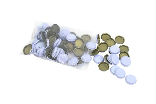 ERPEL Weiße Kronkorken, 100 Stück, Kleinpackung von ERPEL