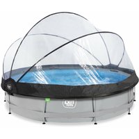 Errebi Group - exit Soft Grey Pool ø360x76cm mit Filterpumpe und Abdeckung - grau Errebi Group - exit Soft Grey Pool ø360x76cm mit Filterpumpe und Abdeckung - grau von ERREBI GROUP