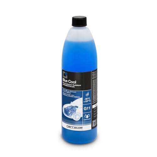 ERRECOM Blue Cool, Konzentrierte Blaue Kühlerflüssigkeit -30°C/+107°C, Frostschutzmittel G11 mit NAP Free-Inhibitorpaket, 1 Liter ERRECOM Blue Cool, Konzentrierte Blaue Kühlerflüssigkeit -30°C/+107°C, Frostschutzmittel G11 mit NAP Free-Inhibitorpaket, 1 Liter von ERRECOM