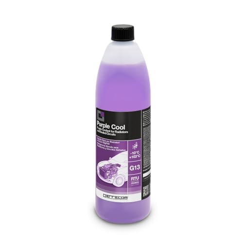 ERRECOM Purple Cool, Violette Kühlerflüssigkeit -10°C/+103°C, Frostschutzmittel G13 mit Glyzerin-Zusatzpaket, gebrauchsfertig, 1 Liter von ERRECOM
