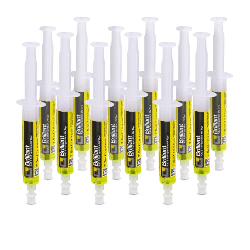 Errecom Brilliant - 12 x 7,5 ml, UV-Fluoreszenz-Tracer zum Aufspüren Kältemittellecks von Klimaanlagen und Kühlsysteme (Adapter nicht enthalten) von ERRECOM