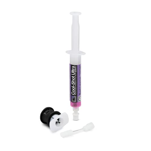 Errecom Cool-Shot Ultra, Additiv zur Wiederherstellung der ursprünglichen Effizienz von Kfz-Klimaanlagen, 6-ml-Spritze, mit R134a Adapter von ERRECOM