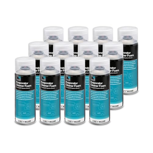 Errecom Evaporator Cleaner Foam, Schäumender Verdampferreiniger in Aerosoldose, 12 x 400 ml von ERRECOM