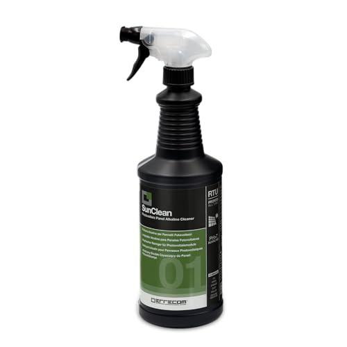 Errecom SunClean, Alkalischer Reiniger für Photovoltaikanlage-Module, gebrauchsfertig, 1L Sprühflasche von ERRECOM