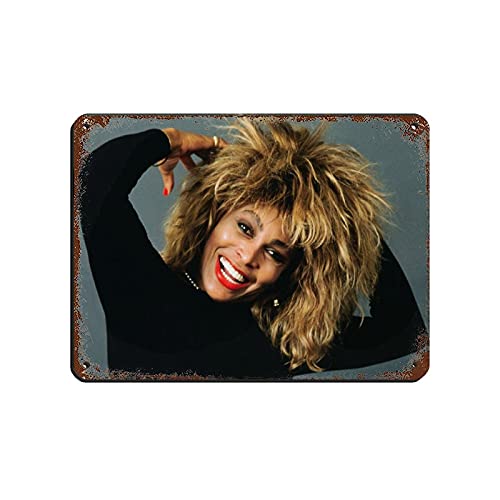 Sängerin Tina Turner 13 Retro Poster Metall Blechschild Chic Art Retro Eisen Malerei Bar Menschen Höhle Cafe Familie Garage Poster Wanddekoration 30 × 40 cm von ERREY