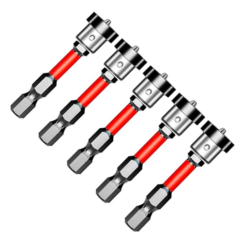 5-teiliges Positionier-Schraubendreher-Bit-Set, rutschfeste Trockenwand-Schrauben-Setter, Sechskantschaft, Schraubendreher-Bits, Positionierungs-Bit, Gipskartonplatten von ERRORY