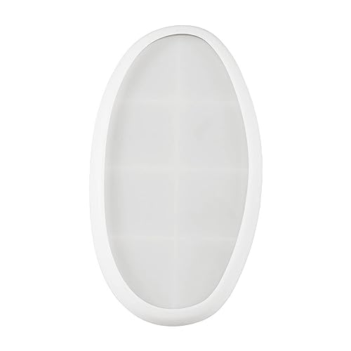 Achatschalen-Silikonformen, Epoxidharz-Gussform für Schmuckteller, Rolltablett, Seifenschale, ovale Form, Harzform, einzigartige Aufbewahrungsschalen von ERRORY