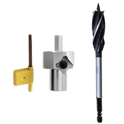 Bänke für Hundelochbearbeitung, 20 mm, Edelstahl-Reibahle mit Sechskantschaft, Edelstahlbänke, Hundewerkbänke, Möbelherstellungswerkzeug von ERRORY