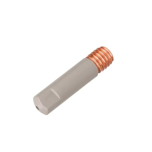 Beschichtete Leitfähigkeits-Schweißdüse, M6 x 25 mm, Kupferspitze für 15AK Schweißbrenner, Ersatzzubehör, hohe Leitfähigkeitsspitze von ERRORY