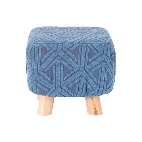 ERRORY Stretchable Square Footrest Foot Stool Slipcover Elastic Bottom Furniture Protector Polyester Fabric von ERRORY