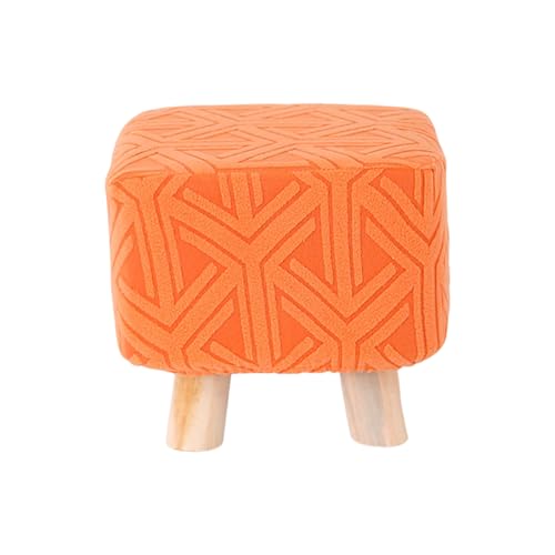 ERRORY Stretchable Square Footrest Foot Stool Slipcover Elastic Bottom Furniture Protector Polyester Fabric von ERRORY