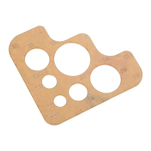 Eckschablonen, Leder, Positionierungswerkzeug, rundes Lineal, Schablone, Lochschablone, Acryl-Lineal von ERRORY