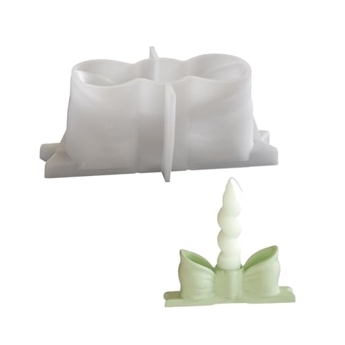 Elegante Form, wiederverwendbar, Schleife, Kerzenständer, Silikonform für Halter, temperaturbeständig von ERRORY